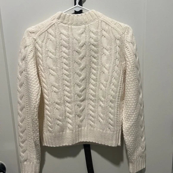NWT DOEN Cartwright Cable Knit Cashmere Sweater - Picture 9 of 12